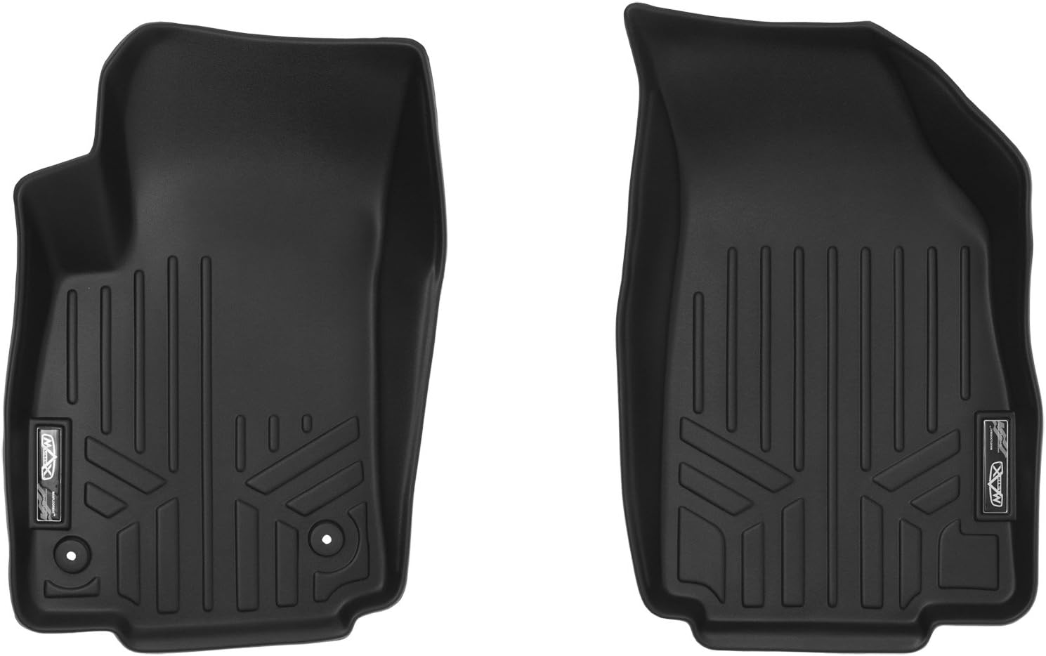 MAXLINER Floor Mats 1st Row Liner Set Black for 2013-2018 Buick Encore / 2014-2018 Chevrolet Trax
