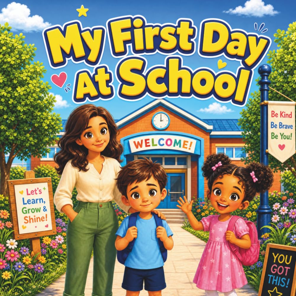 My First Day at School: A Gentle Back-to-School Picture Book About Courage, First-Day Jitters, Friendship, and Starting School with Confidence