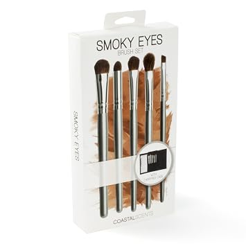 Coastal Scents Smoky Eyes Brush Set, 0.17-Inch, 2.82-Ounce