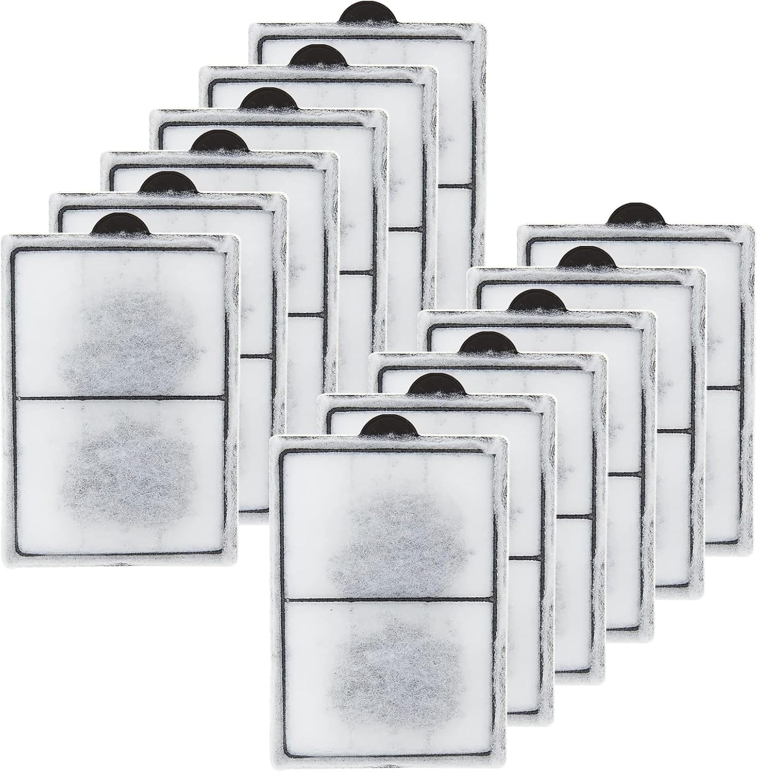 Top Fin Silenstream PF-L Refill for PF20, PF30, PF40 and PF75 Power Filters 6.5in x 4.5- (12 Count) 1 Year Supply