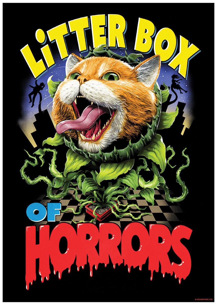 Grindstore Horror Cats Litter Box of Horrors Mini Poster Wall Art