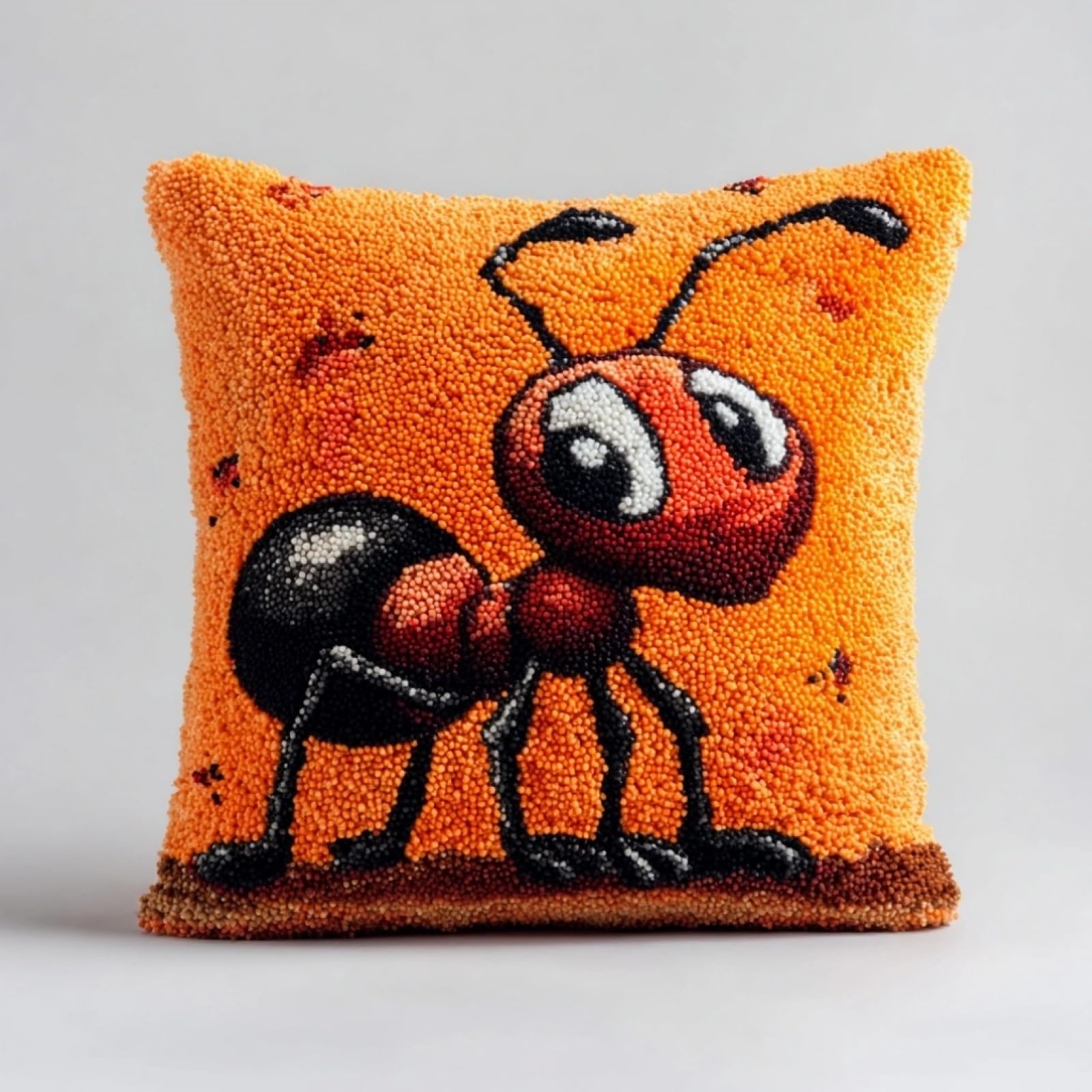 AxiangziK Creative Latch Hook Pillow Kit,Ant