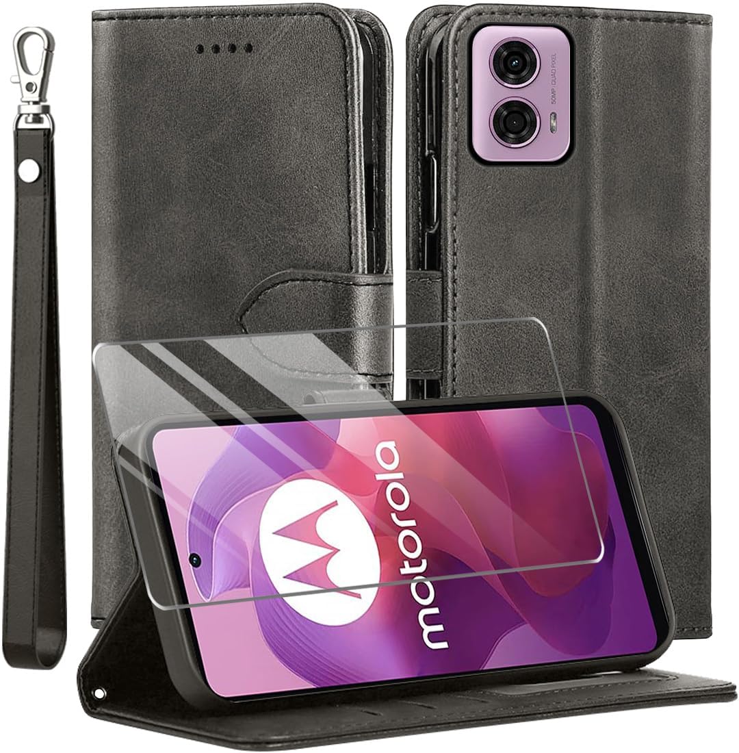 MQERYBV for Motorola G35 5G Case and 1 Tempered Glass Screen Protector ... — free download