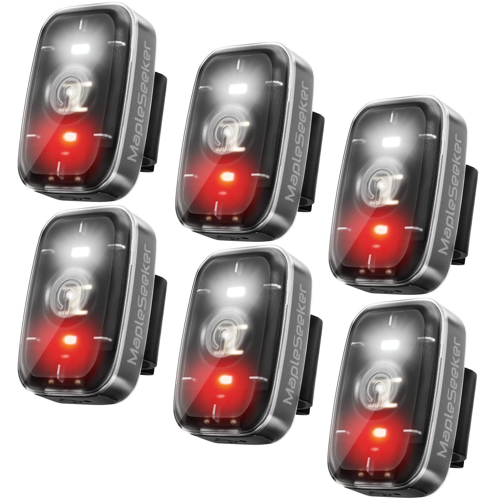 LED Running Lights - Strobe Safety for Runners & Cycling -8 LED Running Lights - Strobe Safety for Runners & Cycling -8