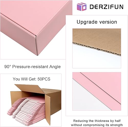 Miniatura 217 de Cajas de envío pequeñas de 6 x 4 x 2 pulgadas para pequeñas empresas, paquete de 30 cajas de correo moradas, caja de embalaje de cartón corrugado