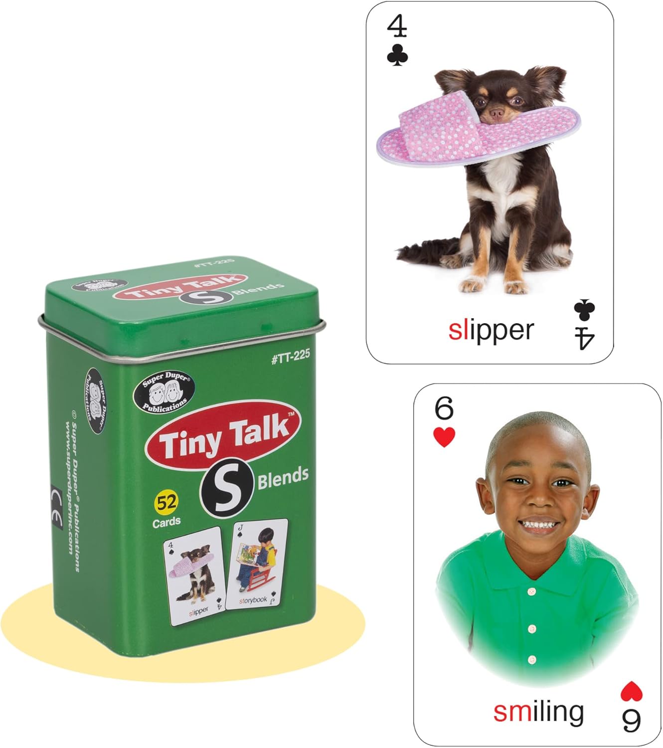 Super Duper Publications | Tiny Talk Articulation and Language Photo Flash Cards: Set 1 (10 Card Decks) | Educational Resource for Children