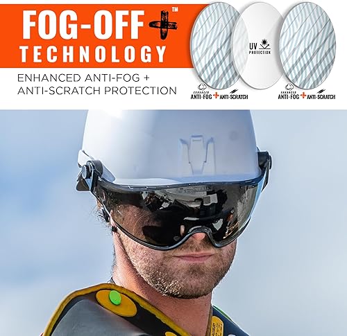 Miniatura 4 de Ergodyne Skullerz 8991 - Visera para casco de seguridad, antiniebla