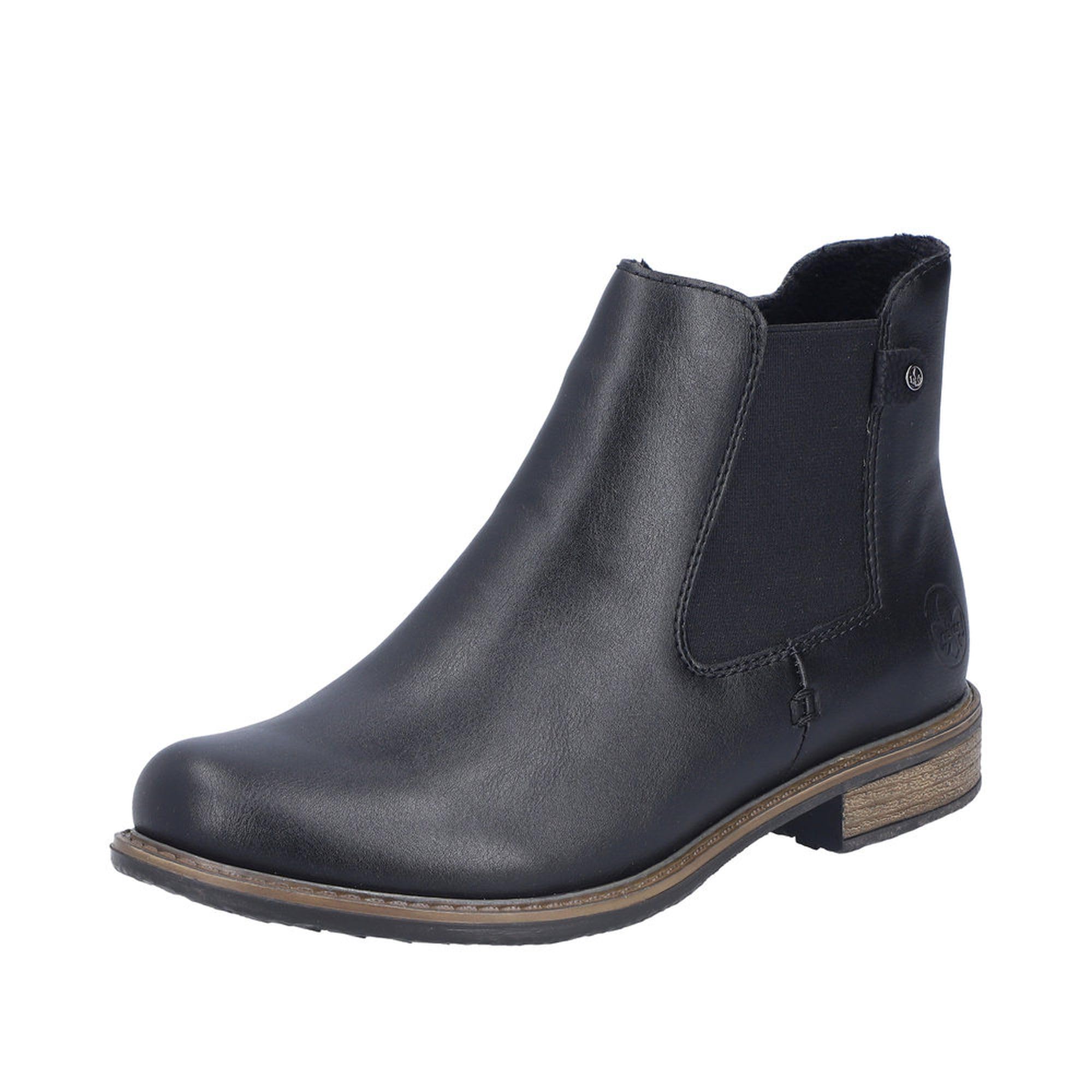 Rieker Women's 74854 Chelsea Boots, Black, 37 EU, Black, 4 UK