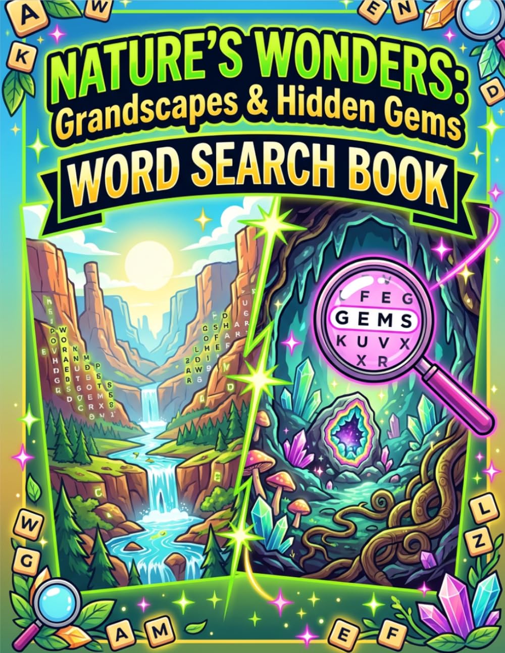 NATURE'S WONDERS: GRANDSCAPES & HIDDEN GEMS: WORD SEARCH PUZZLES