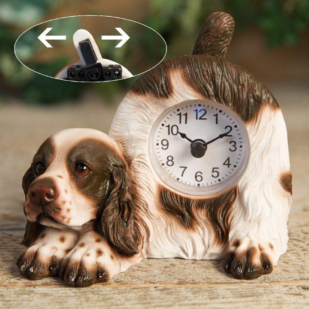 Widdop Brown Best Of Breed - Springer Spaniel Mantel Clock