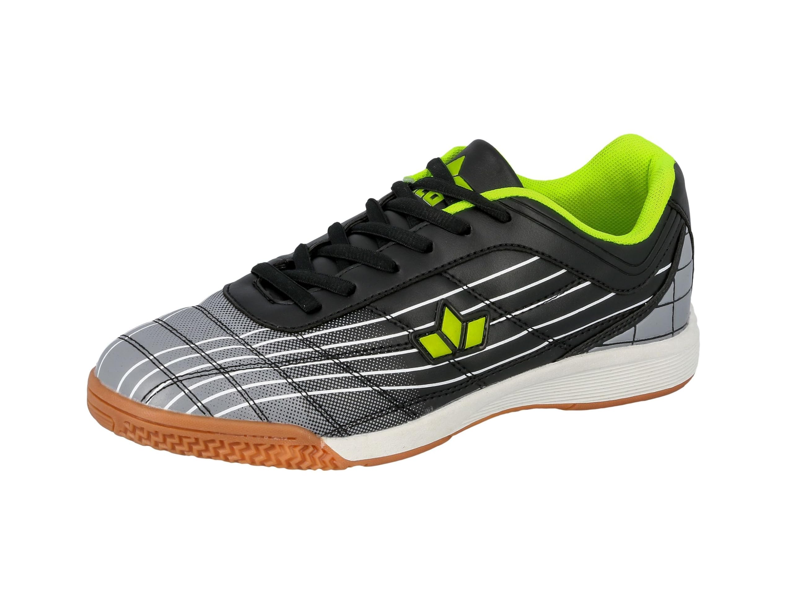 Lico Boys' Rockfield Indoor Trainers Black Size: 2.5 UK