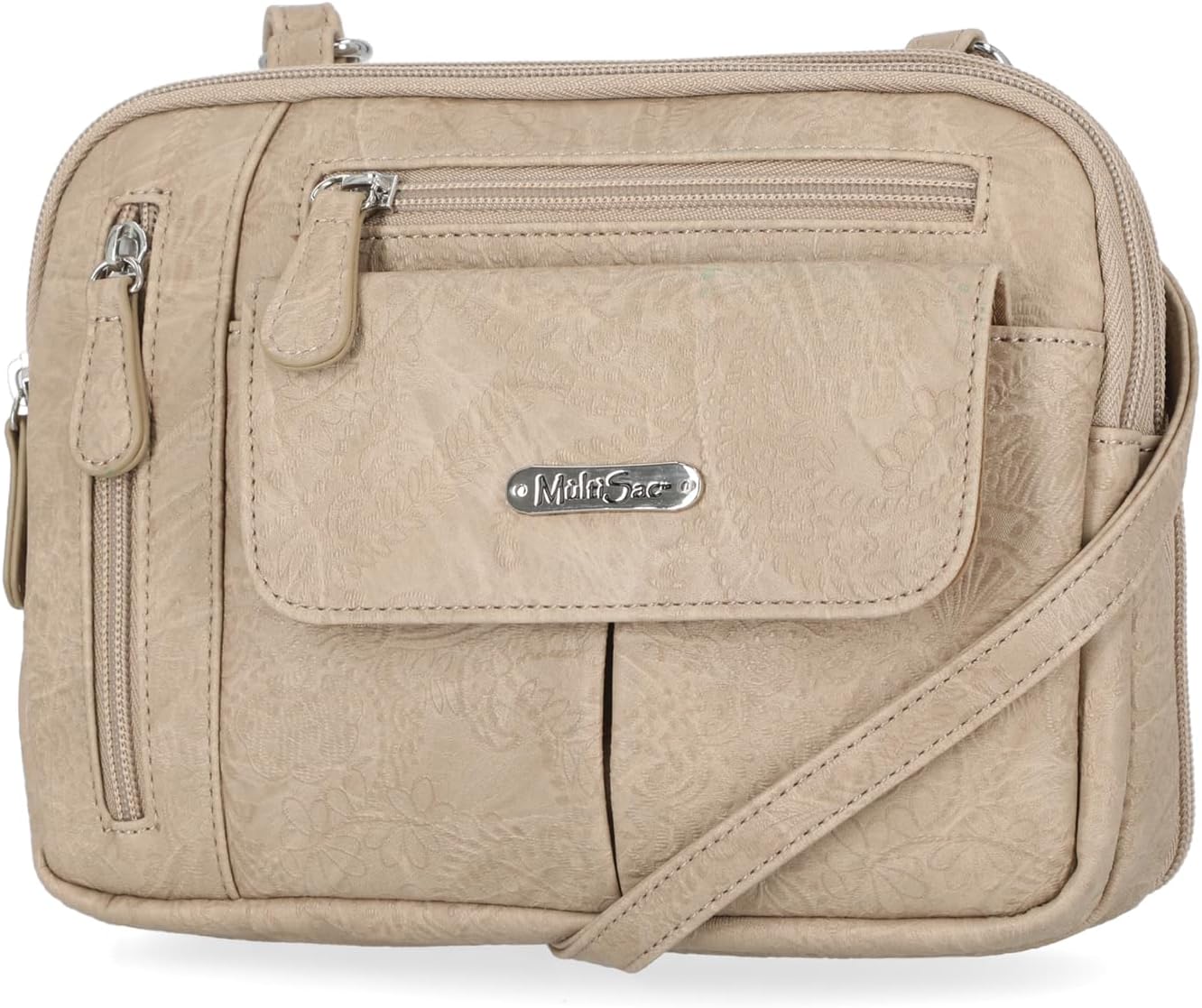 MultiSac Zippy Triple Compartment Crossbody Bag