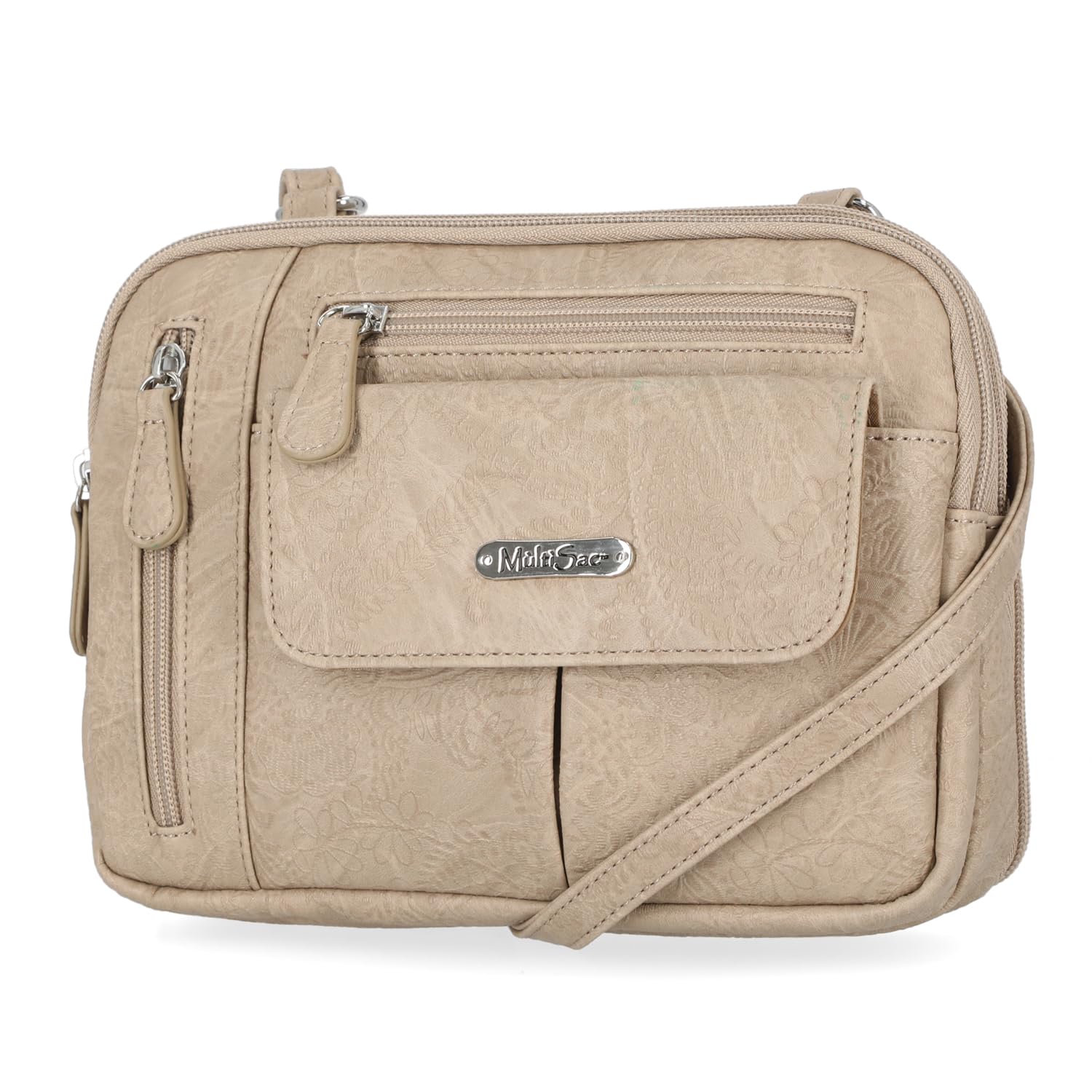 MultiSac Zippy Triple Compartment Crossbody Bag