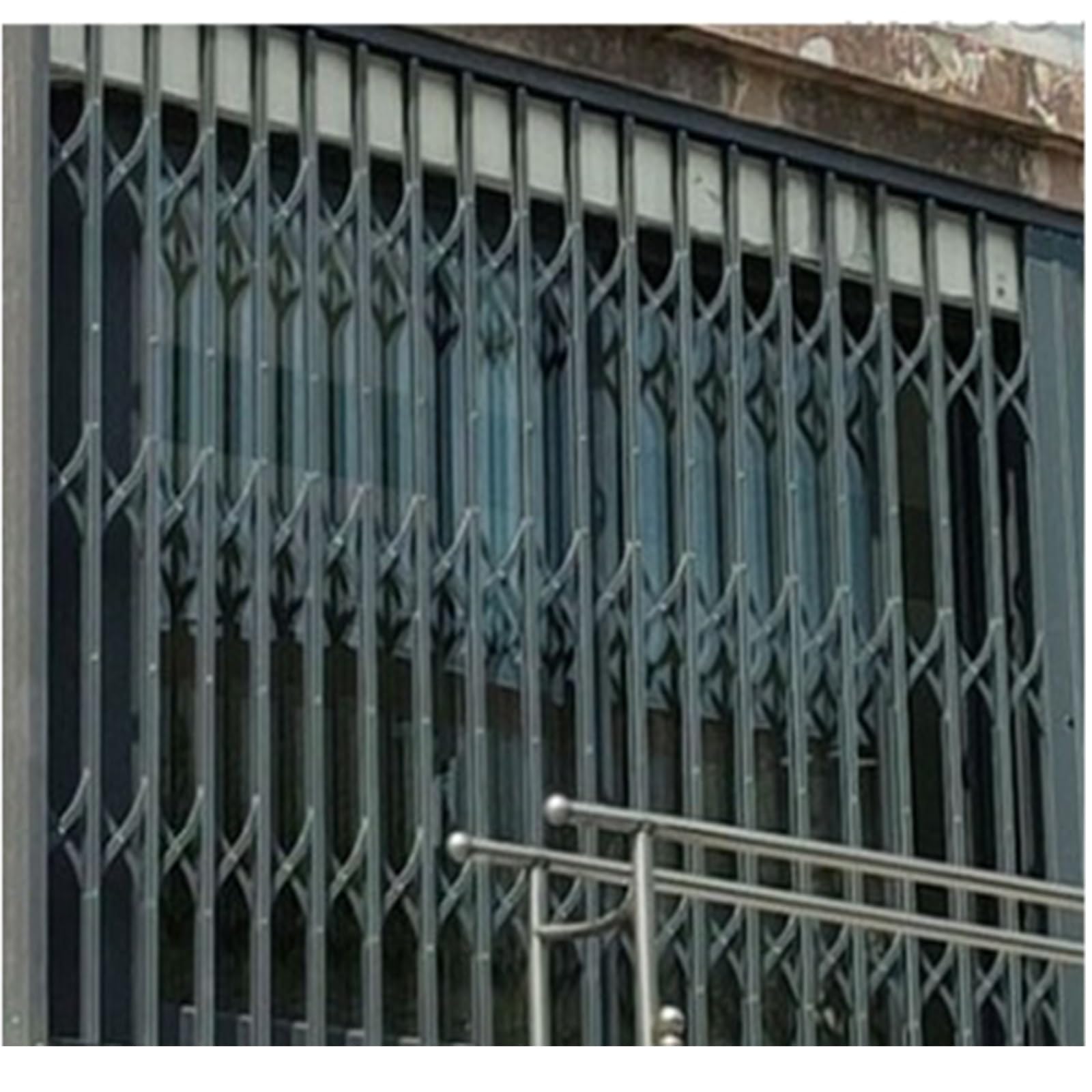 Fenstergitter Einbruchschutz Hochleistungs-Einbruchschutz-Teleskopfenster Mit Einer Höhe Von 90 100 110 120 CM, Faltbarer Fensterschutzzaun Für Schutz Von Kindern Und Haustieren(80x120cm)