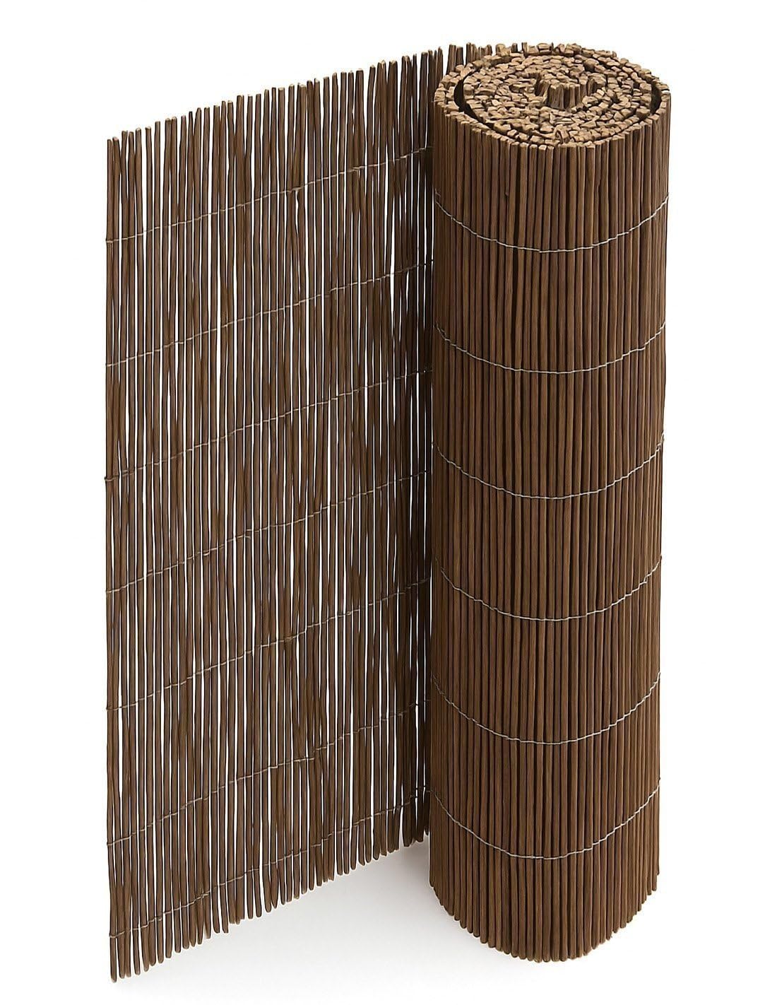 JARDIN202 - Cerramiento Mimbre Natural para Cerramientos y Vallas | Mimbre Natural de Alta Ocultación | 1x3m