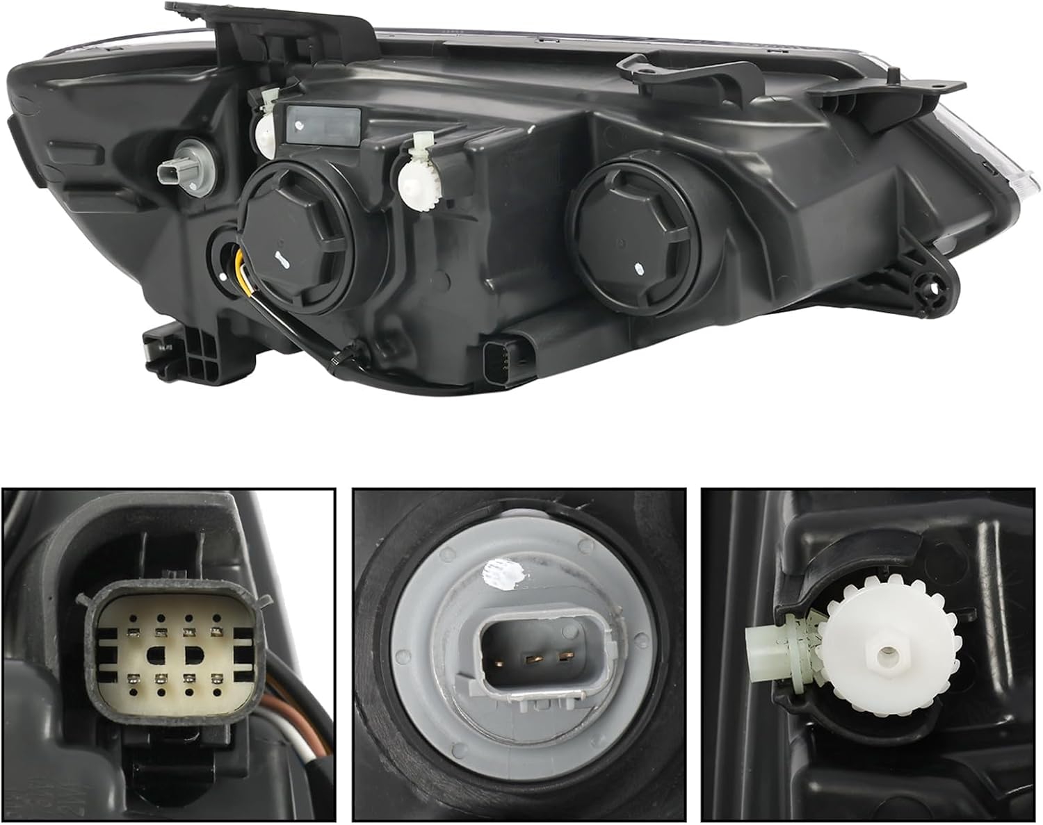 Driver Side Halogen Headlight Assembly Compatible with 2017-2020 Sonic w/DRL Bulb Projector Front Left Headlamp GM2502443