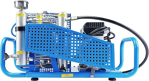 Miniatura 9 de TUXING Compresor de aire de 4500 psi, 100 l/min, 3.5 CFM, 110 V/60 HZ monofásico, estación de llenado de aire de alta presión y sistema de carga