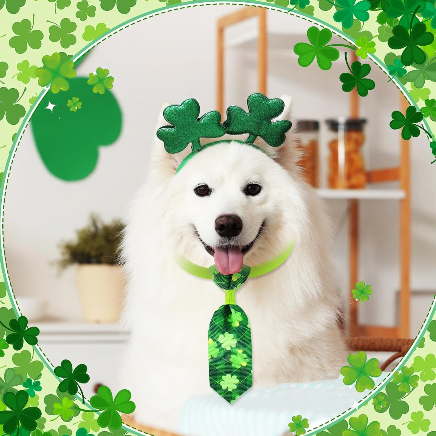 Talltalk 120 Pcs Easter Spring Dog Bow Tie Collar Set Adjustable Pet Grooming Holiday Accessories Decoration for Dog Cat