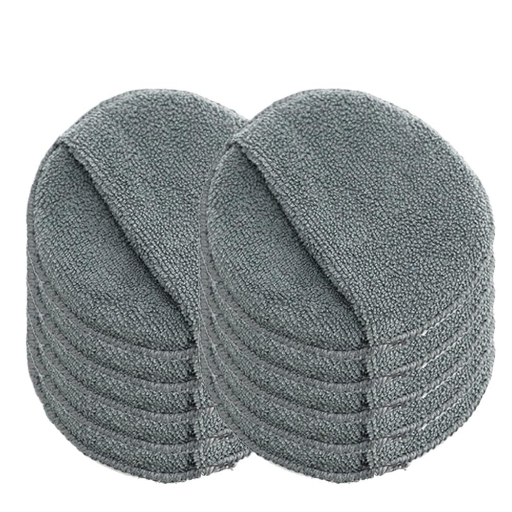 10pcs 5-Inch Car Detailing Applicator Pads - Soft Microfiber Waxing Polish Sponges for Car Care(10pcs grey)