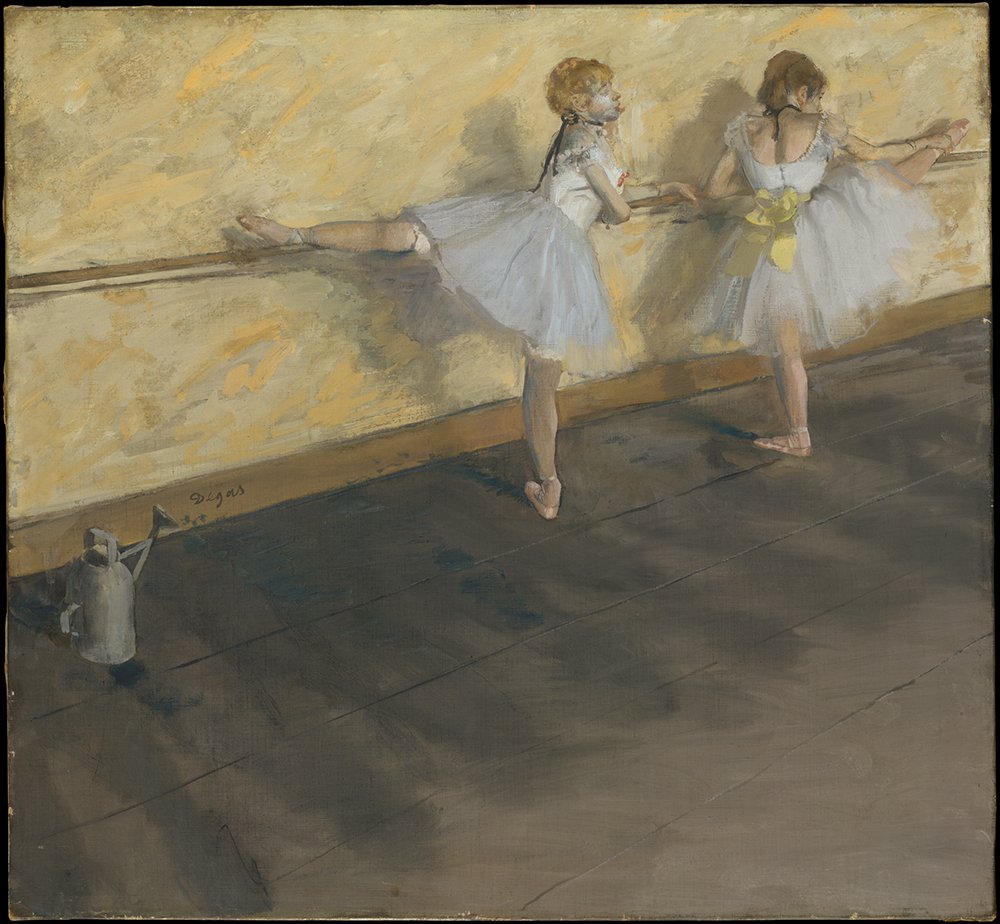 Impression Degas Dancers Practicing at The Bar la passion du ballet classique - 5