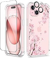 Vista 125 de GVIEWIN - Funda para iPhone 11 con protector de pantalla + protector de lente de cámara, cubierta protectora transparente suave de poliuretano