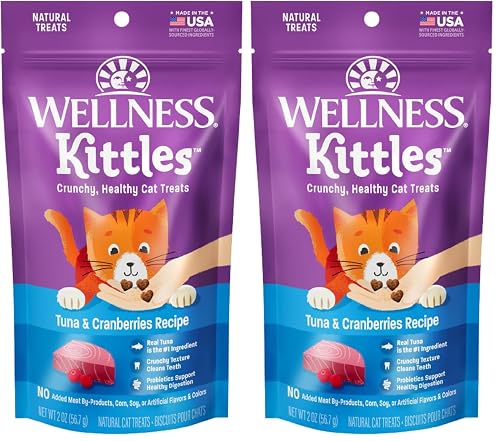 Wellness Kittles Crunchy Cat Treats, All Lifestages, Kitten to Senior,