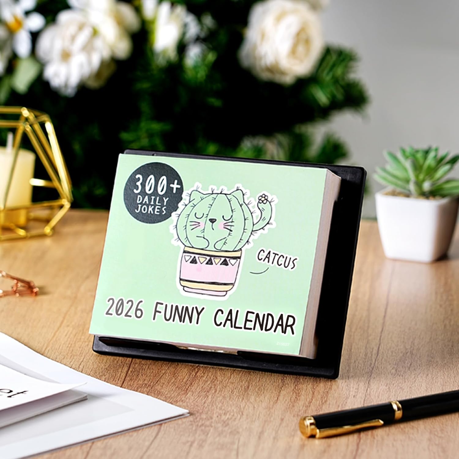 2026 Desk Calendar - Pun Calendar 2026, Funny Desk Calendar 2026, Jan.2026 - Dec.2026, 5'' x 6'', 2026 Daily Calendar, Different Funny Puns, Marked Holidays, 300+ Daily Jokes, Thick Paper - Image 2