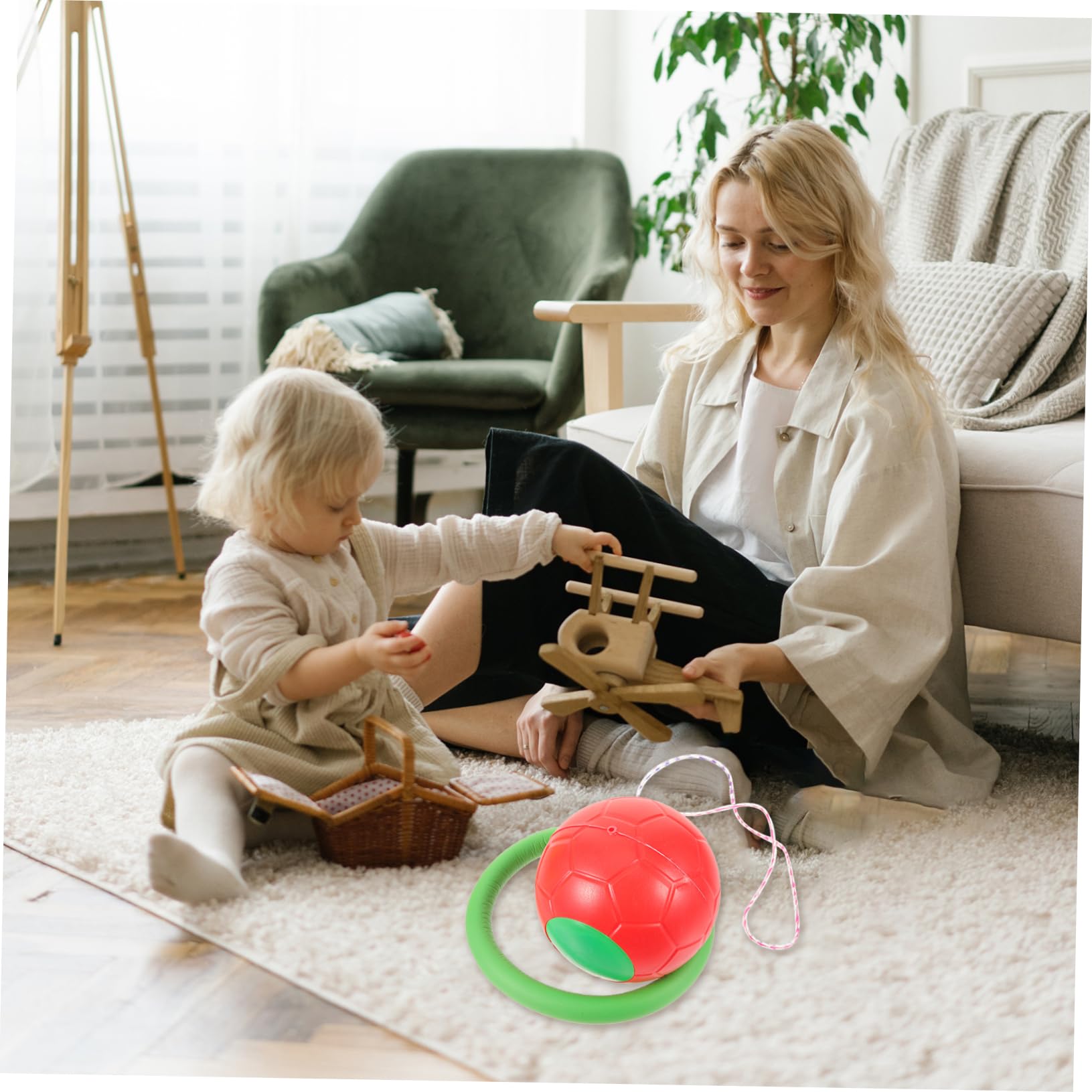 VANZACK 4 Pcs Bouncing Jumping Ball for Lightweight One Legged Fun for for Fitness Leisure Activities Random Color Selection Random Color