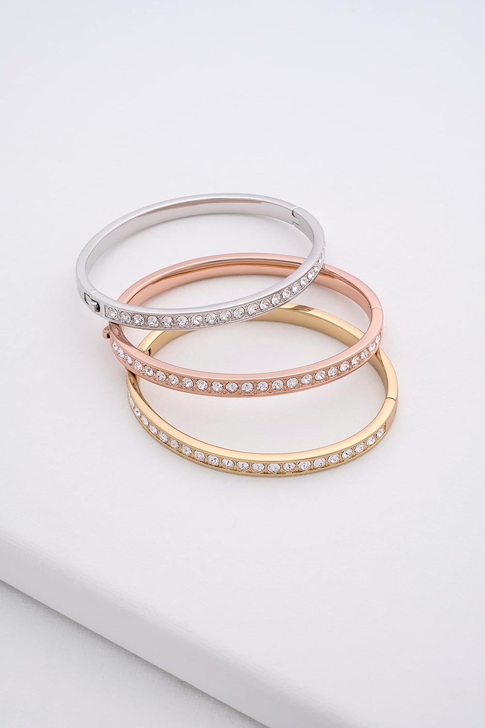 Ted Baker London Clemara Hinge Crystal Bangle Bracelet For Women - Image 4