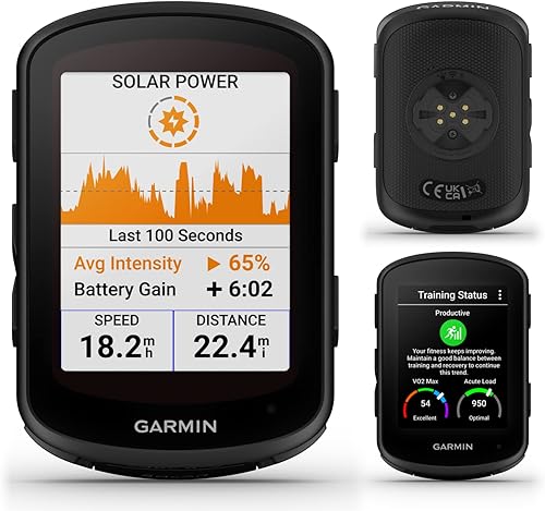 Miniatura 2 de Garmin Edge 840 - Computadora solar con GPS para ciclismo, pantalla táctil, controles de botón, navegación avanzada con paquete de banco electrónico