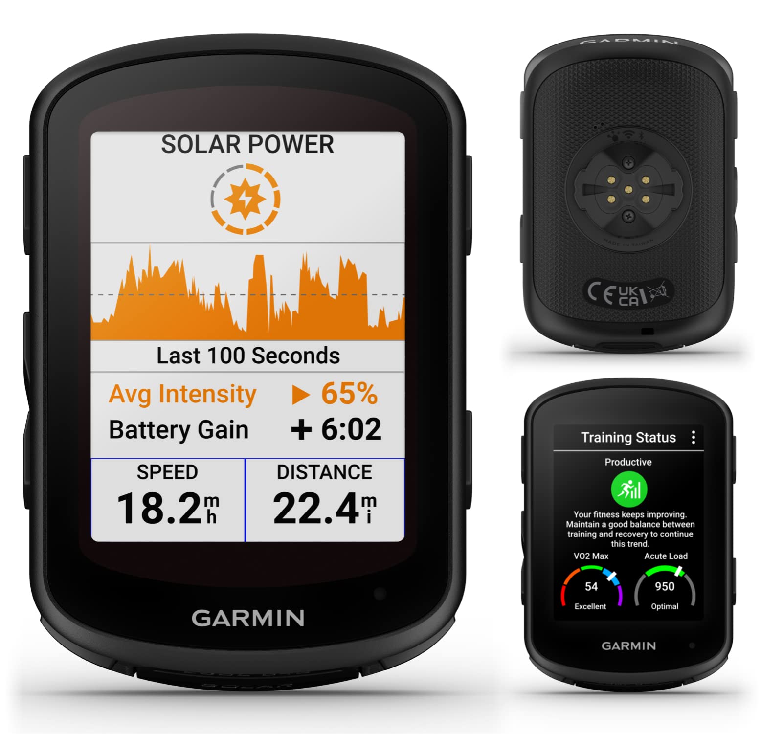 Wearable4U - Garmin Edge 840 Solar GPS Cycling Computer, Touchscreen,  Button Controls, Advanced Navigation with E-Bank Bundle