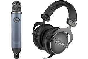 Blue Ember Cardioid Condenser Microphone Bundle with DT-770 Headphones