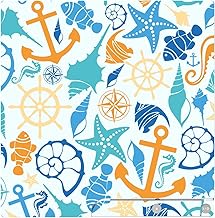 'Disagu SF de SDI de 3370 _ 1037 Diseño Protector de Pantalla para Sony PS3 Slim Controlador con – Diseño mar patrón Azul de Amarillo Transparente