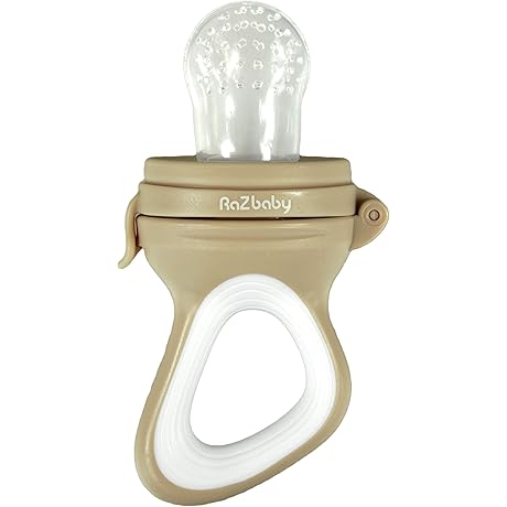 Razbaby Silicone Baby Teether Fruit Feeder