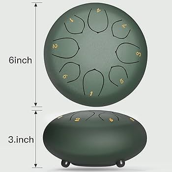Chakra Drum For Outside Rain 6 Tone Steel Tongue Drum Set 1 Outdoor Garden Rain Drum