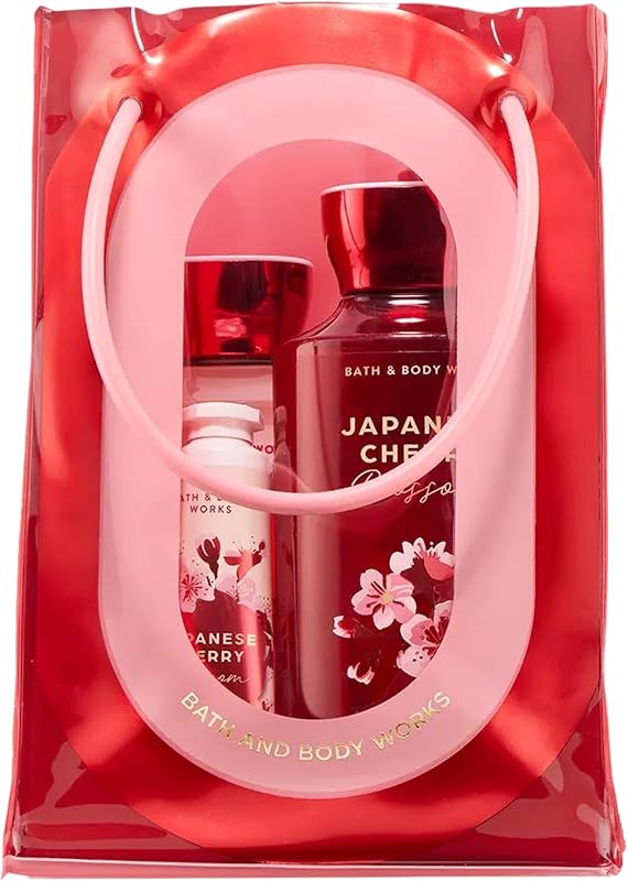 Conjunto para presente Bath & Body Works Japanese Cherry Blossom com 4 itens