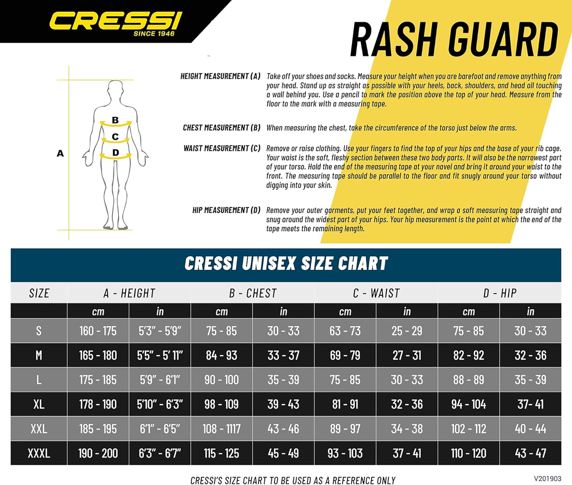 Cressi Rash Guard Man Black Dive Center, Camiseta Elaborada en Tejido Elástico de Primera Calidad con Filtro de Protección UV UPF 30+, Disponible en Manga Corta y Manga Larga Hombre
