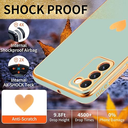 Miniatura 9 de Shorogyt Funda de corazón para Samsung Galaxy A32 5G no compatible con 4G de 65 pulgadas para mujer bonito patrón de corazones de amor estético