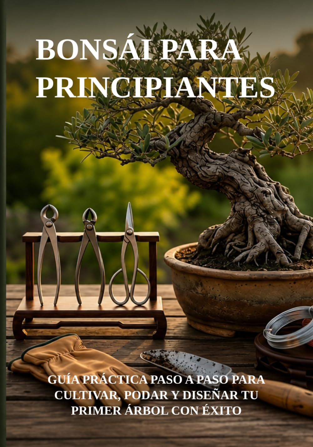 BONSÁI PARA PRINCIPIANTES: GUÍA PRÁCTICA PASO A PASO PARA CULTIVAR, PODAR Y DISEÑAR TU PRIMER ÁRBOL CON ÉXITO (Biblioteca de Jardinería Práctica)