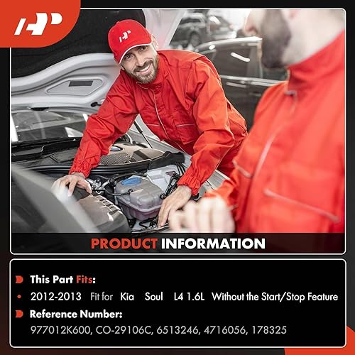 Miniatura 2 de A-Premium Compresor de aire acondicionado con embrague compatible con Kia Soul 1.6L 2012-2013, Hatchback