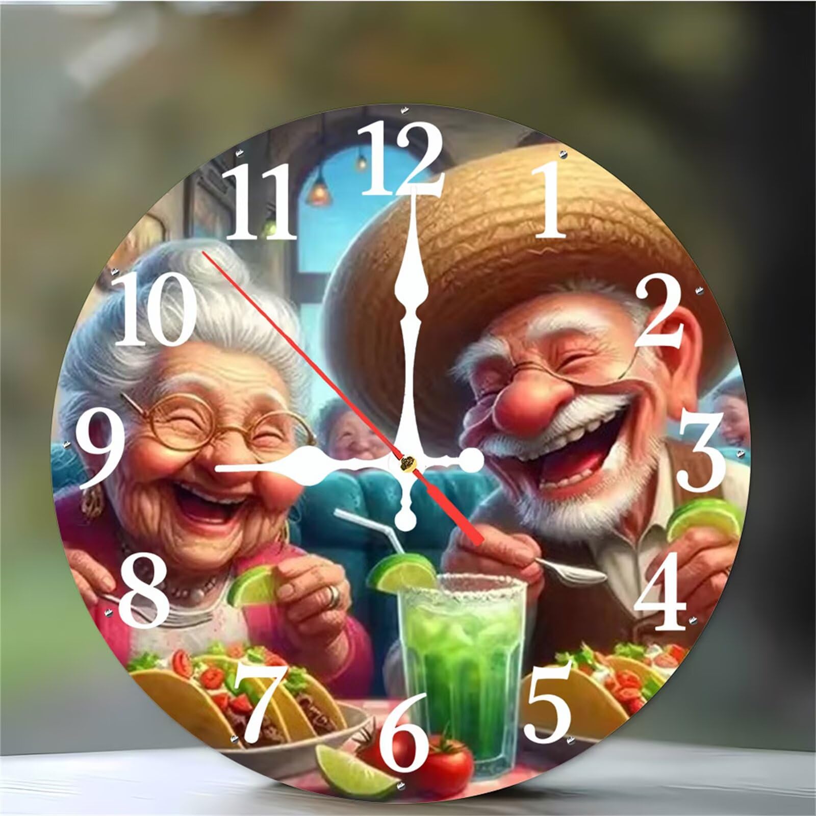 Horloge silencieuse chambre à coucher pour éliminer le tic-tac
