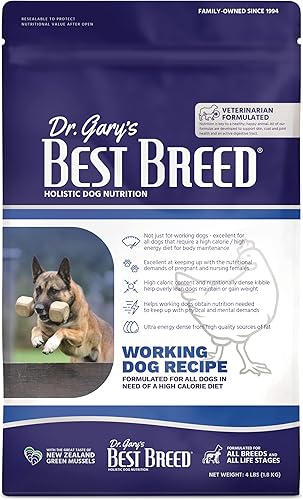 Best Breed Dieta para perros de trabajo hecha en Estados Unidos comida seca natural alta en calorías para perros  4 libras