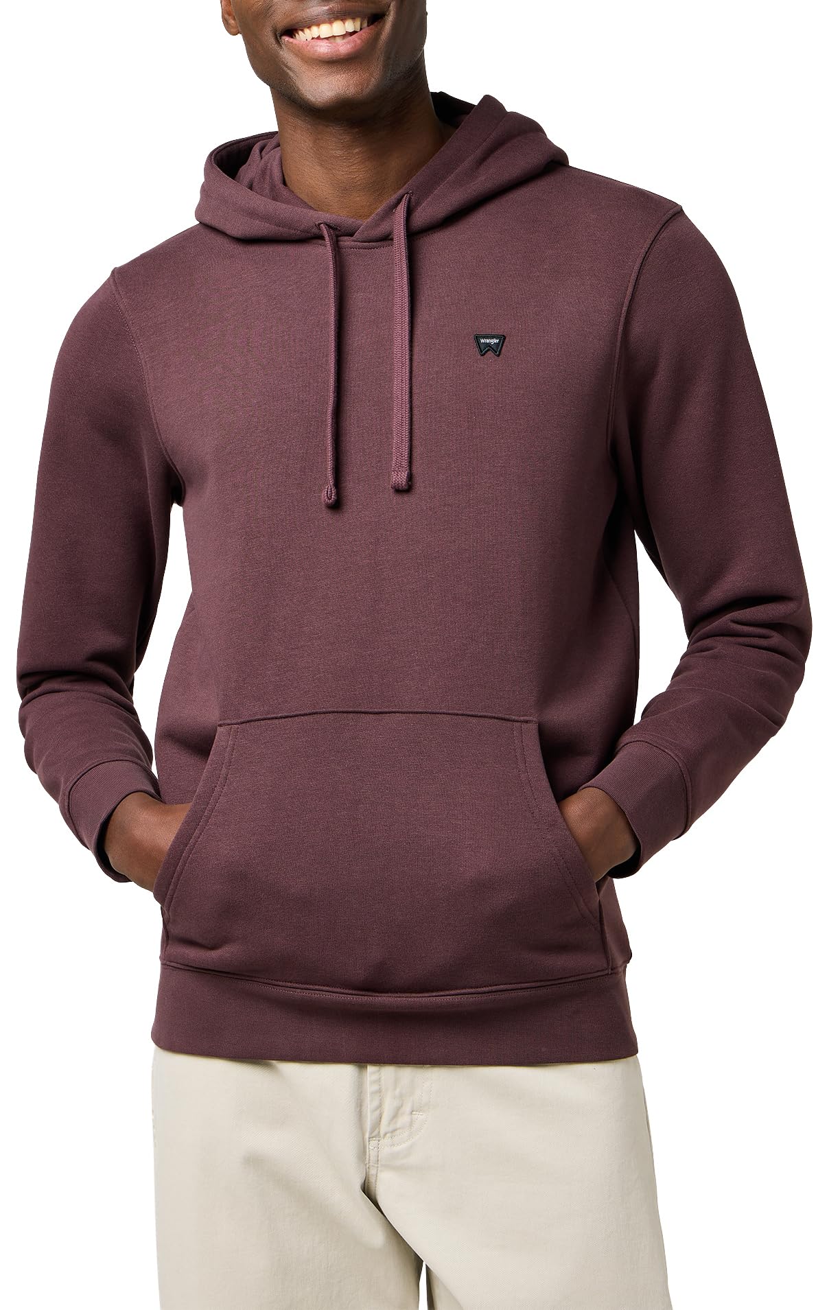 Wrangler Sign Off Hoodie, mahogany, M