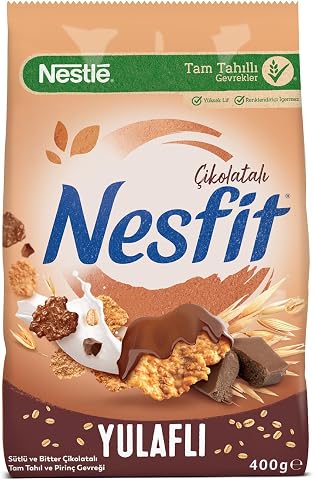 Nestlé Nesfit Çikolatalı Tam Tahıl ve Pirinç Gevreği 400 g