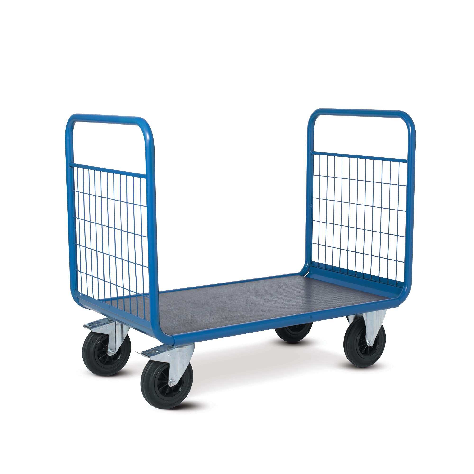 Chariot de manutention en Acier qualité Professionnelle avec 2 dossiers grillagés Charge 500kg - 70 x 100 x 100cm PROVOST