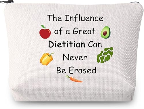 Miniatura 7 de JYTAPP Dietista Regalo de agradecimiento Dietista La influencia de una gran bolsa de cosméticos Dietista Regalo de nutricionista RD Registrado