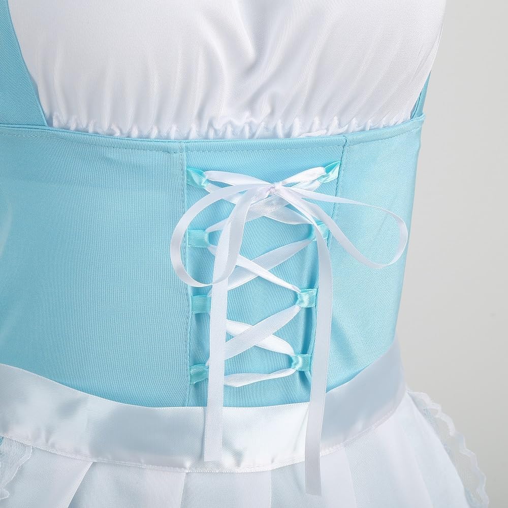 Colorful House Women's Anime Cosplay French Apron Maid Fancy Dress Costume - Image 4