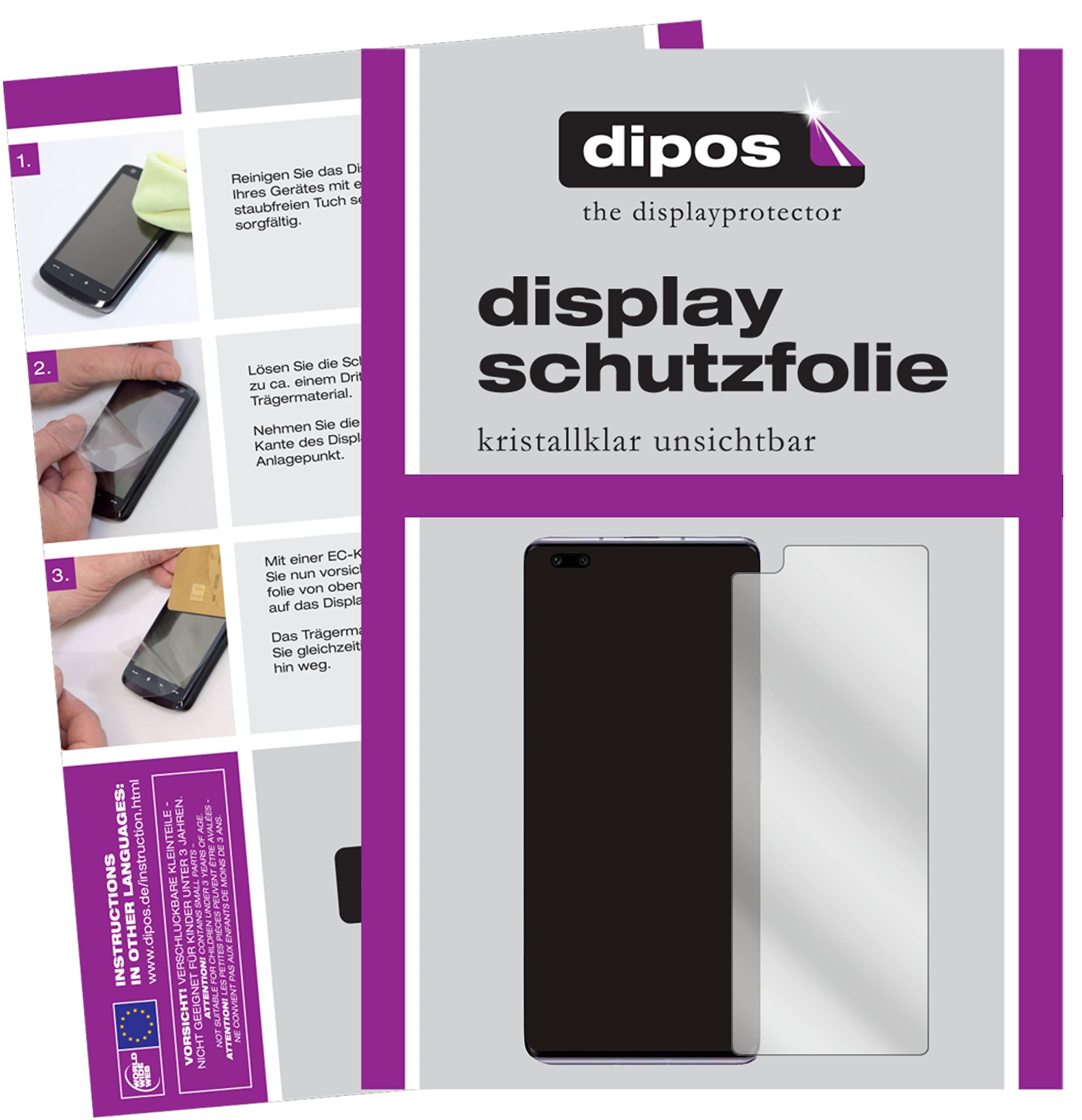 Dipos Displayschutz Für Huawei Nova 11i – 2 Stück, 9H Härte, Anti-Shock, Bewusst Kleiner Geschnitten – Made In Germany