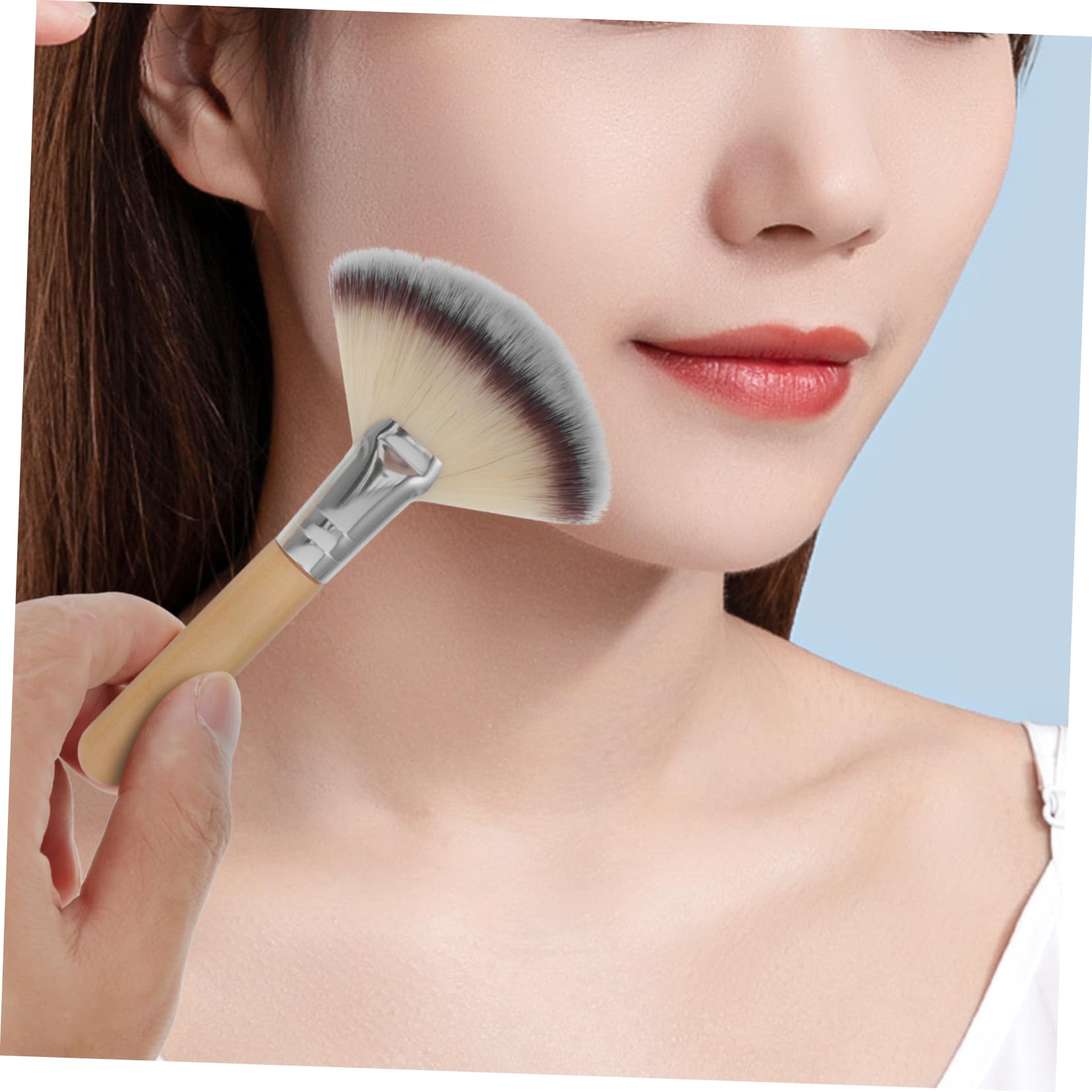 Healeved 20pièces Pinceaux De Maquillage Éventail Pinceaux Pour Fond De Teint Blush Et Outils De Maquillage Et