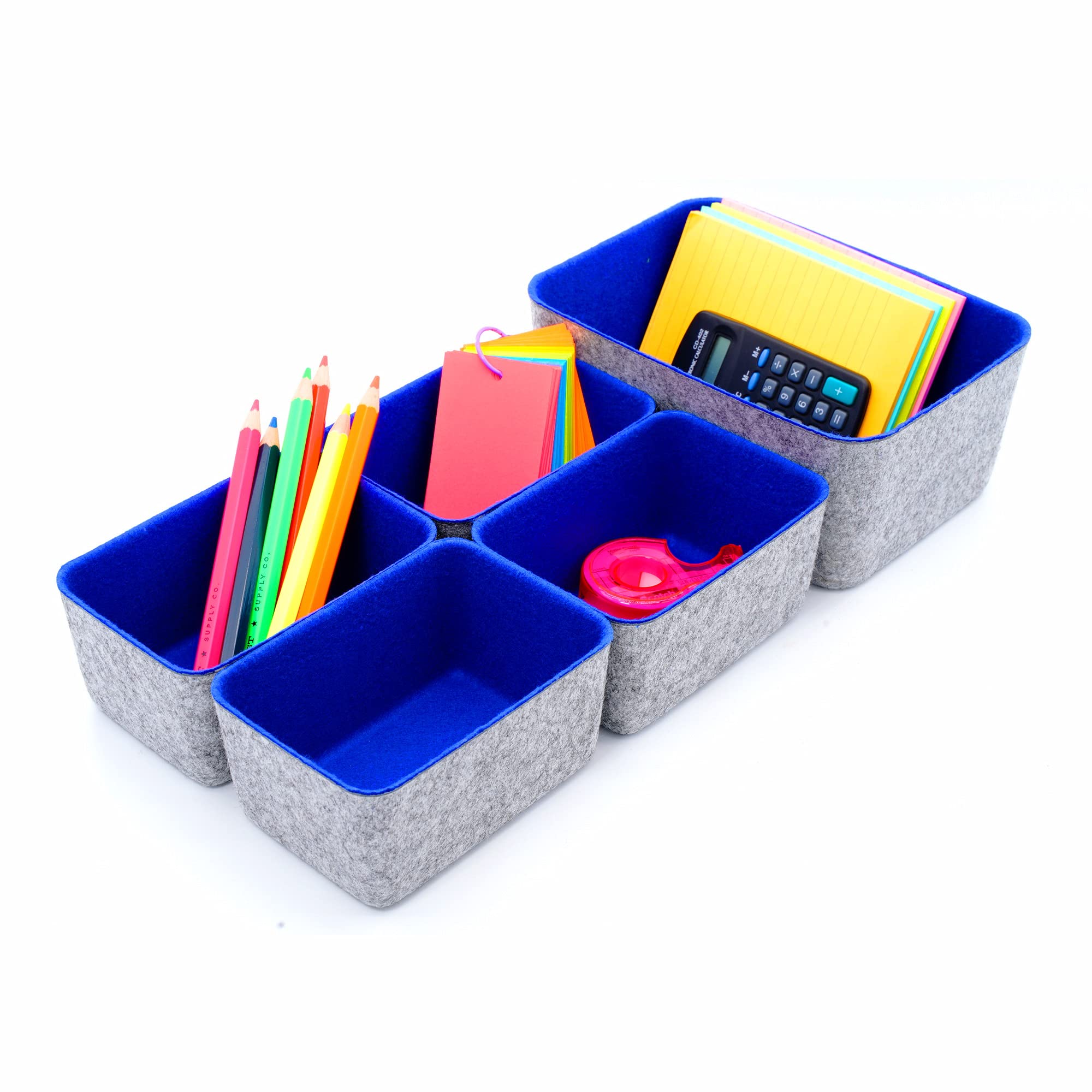 Buy Welaxy office Drawer organizers bins Deep draw organiser Felt